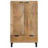 Highboard Brown 60x33x100 cm - Solid Wood Mango Storage