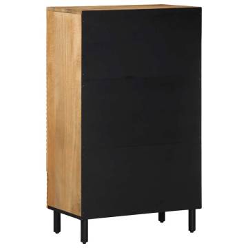 Highboard Brown 60x33x100 cm - Solid Wood Mango Storage