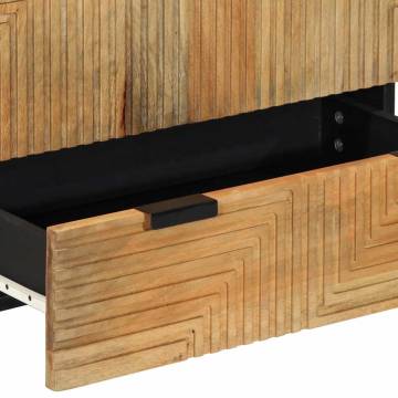 Highboard Brown 60x33x100 cm - Solid Wood Mango Storage