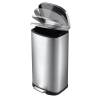 EKO Pedal Bin Della 50 L Matte Silver - Stylish Kitchen Waste Solution