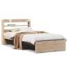 Bed Frame with Headboard 90x190 cm - Stylish & Sturdy