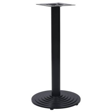 Bistro Table Leg Black Ø43x72 cm - Cast Iron Sturdy Design