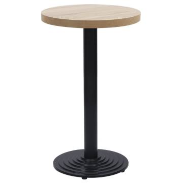 Bistro Table Leg Black Ø43x72 cm - Cast Iron Sturdy Design