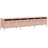 Stylish Pink TV Cabinet - 202x39x43.5 cm Cold-Rolled Steel