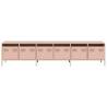 Stylish Pink TV Cabinet - 202x39x43.5 cm Cold-Rolled Steel