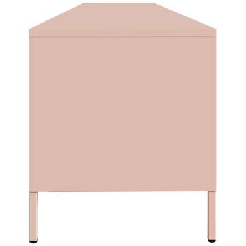 Stylish Pink TV Cabinet - 202x39x43.5 cm Cold-Rolled Steel