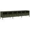 Olive Green TV Cabinet - 202x39x43.5 cm Cold-Rolled Steel