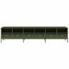 Olive Green TV Cabinet - 202x39x43.5 cm Cold-Rolled Steel