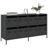  Sideboard Black 135x39x73.5 cm Cold-rolled Steel Colour black Quantity in Package 1 