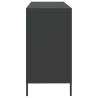 Stylish Black Sideboard 135x39 cm - Durable Cold-Rolled Steel