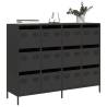  Sideboard Black 135x39x103.5 cm Cold-rolled Steel Colour black Quantity in Package 1 