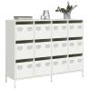  Sideboard White 135x39x103.5 cm Cold-rolled Steel Colour white Quantity in Package 1 