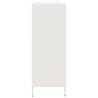 Stylish White Sideboard - Cold-Rolled Steel 135x39 cm | HipoMarket