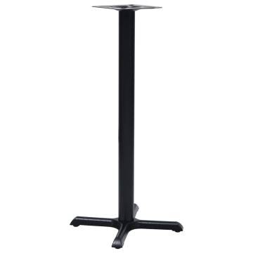 Bistro Table Leg Black 56x56x107 cm - Cast Iron Design