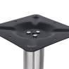 Stylish Bistro Table Leg - Stainless Steel Ø45x72 cm