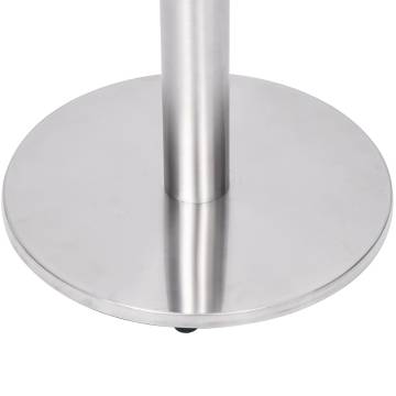 Stylish Bistro Table Leg - Stainless Steel Ø45x72 cm