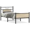 Sonoma Oak Bed Frame 80x200 cm - Stylish & Functional