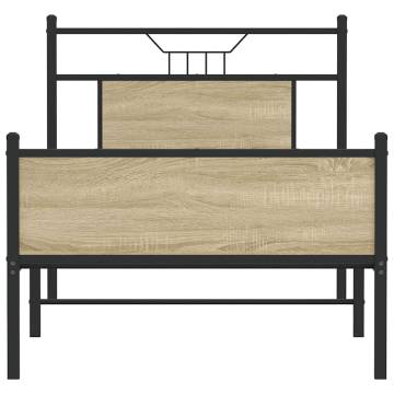 Sonoma Oak Bed Frame 80x200 cm - Stylish & Functional