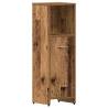 4 Piece Bathroom Furniture Set - Stylish Old Wood Design