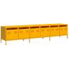 Stylish Mustard Yellow TV Cabinet - Cold-Rolled Steel