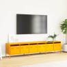 Stylish Mustard Yellow TV Cabinet - Cold-Rolled Steel