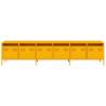 Stylish Mustard Yellow TV Cabinet - Cold-Rolled Steel