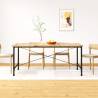 Dining Table Solid Mango Wood 180 cm Colour light brown Size 180 x 90 x 76 cm Quantity in Package 1 