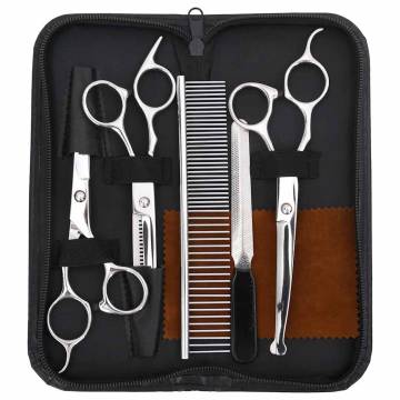 6 Piece Dog Grooming Scissors Set - Stainless Steel & Ergonomic