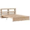 Double Bed Frame with Headboard - 135x190 cm | HipoMarket