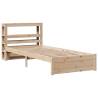 Wooden Bed Frame with Headboard 100x200 cm - HipoMarket