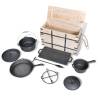 Dutch Oven Set 9pcs - Perfect BBQ & Picnic Companion