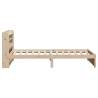 Wooden Bed Frame with Headboard 100x200 cm | Hipomarket