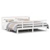 Super King Bed Frame with Headboard - White 180x200 cm