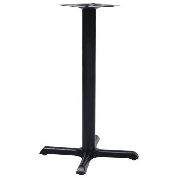 Bistro Table Leg Black 56x56x72 cm - Cast Iron | HipoMarket