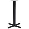 Bistro Table Leg Black 56x56x72 cm - Cast Iron | HipoMarket