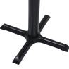 Bistro Table Leg Black 56x56x72 cm - Cast Iron | HipoMarket