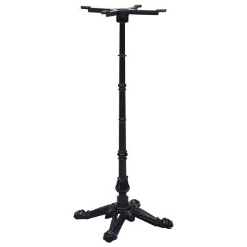 Bistro Table Leg Black 52x52x108 cm Cast Iron - Durable & Stylish