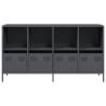 Stylish Anthracite Sideboard | 135x39x73.5 cm | Hipomarket