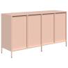 Stylish Pink Sideboard - 135x39x73.5 cm Cold-rolled Steel