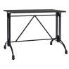 Bistro Table Leg Black 93x60x72 cm - Cast Aluminium