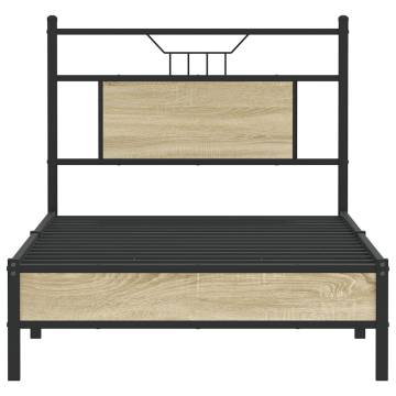 Sonoma Oak Bed Frame 80x200 cm - Stylish & Durable | HipoMarket