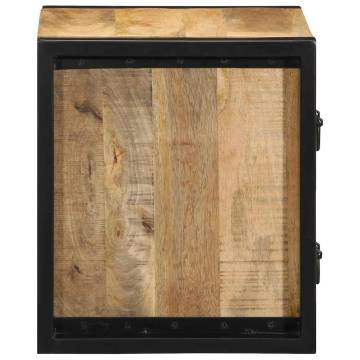 Bedside Cabinet 40x35x40 cm - Solid Mango Wood | HipoMarket