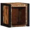 Multicolour Bedside Cabinet - Solid Reclaimed Wood 40x35x40 cm