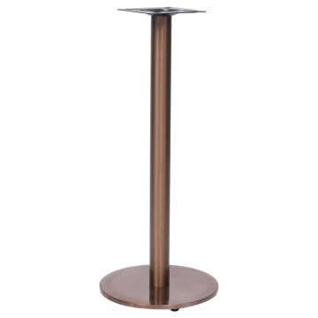 Bistro Table Leg Gold Ø45x107 cm Stainless Steel - Hipomarket