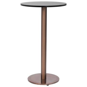 Bistro Table Leg Gold Ø45x107 cm Stainless Steel - Hipomarket