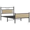 Sonoma Oak Bed Frame 100x200 cm - Stylish & Durable