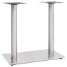 Bistro Table Leg Silver 70x40x72 cm Stainless Steel | HipoMarket