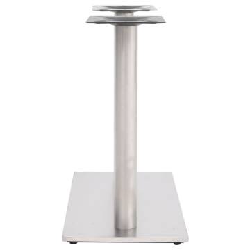 Bistro Table Leg Silver 70x40x72 cm Stainless Steel | HipoMarket