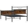 Smoked Oak Bed Frame 100x200 cm | Durable & Stylish | HipoMarket