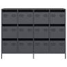 Stylish Anthracite Sideboard - Cold-rolled Steel 135x39x103.5 cm